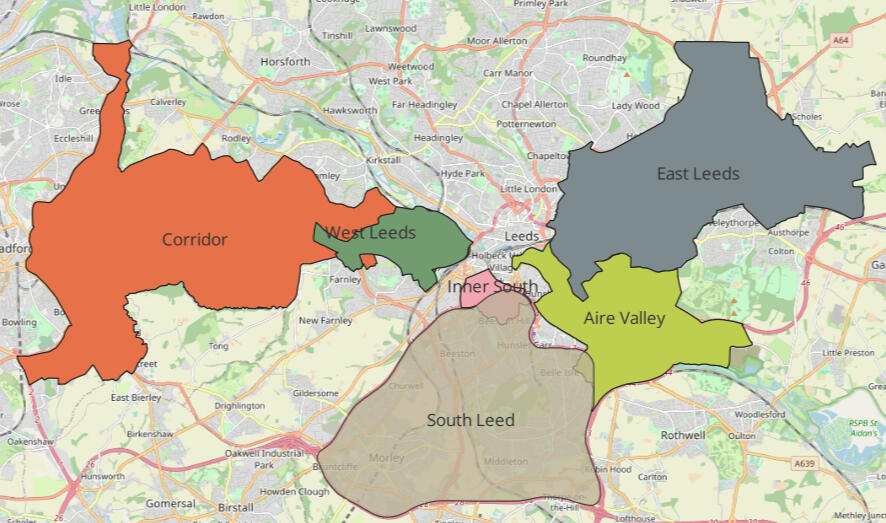Development Zones in Leeds